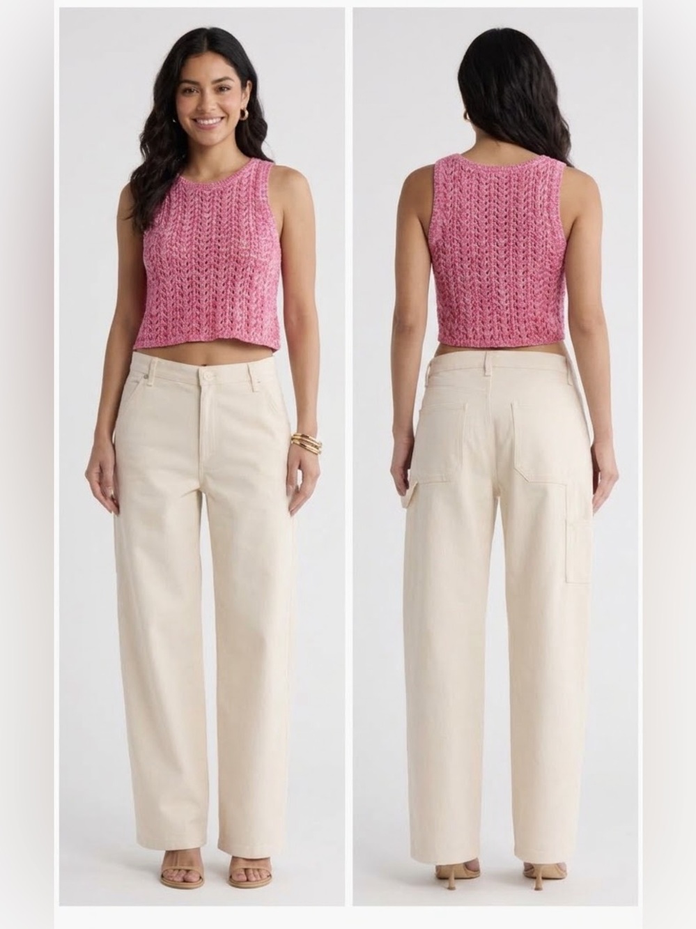 NWT rag & bone Stella Carpenter Pants 28 in ECRU